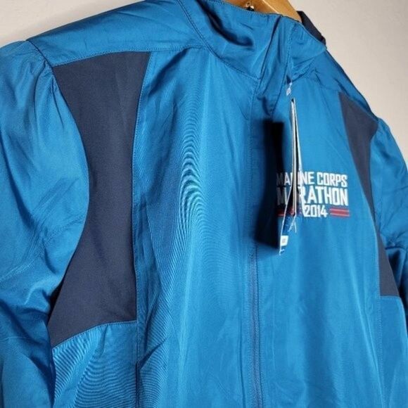 Brooks Marine Corps 2014 Windbreaker Jacket Medium - Picture 7 of 15